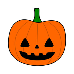 halloween pumpkin jack o lantern vector
