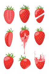 Fresh and Delicious Collection of Strawberries for Your Culinary Creations