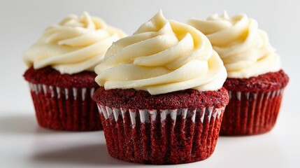 vanilla cupcake with cream