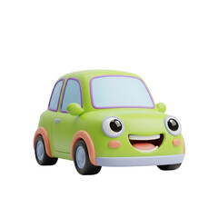 toy car isolated on white