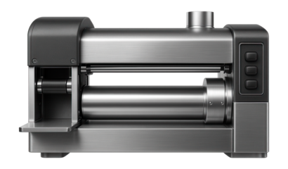 Robust combination woodworking machine with a wide-belt sander and drum sander for surface finishing.