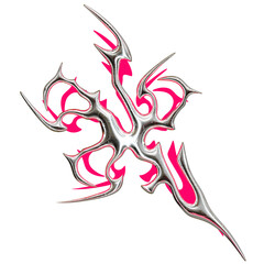 Necro Magenta Chrome Neotrbal