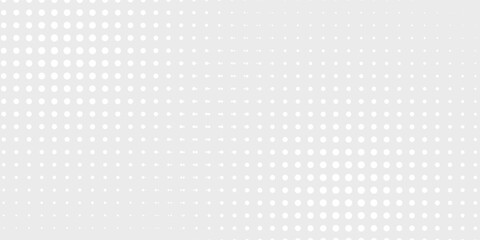 Dot white gray wave light technology texture background. halftone modern arts dotted