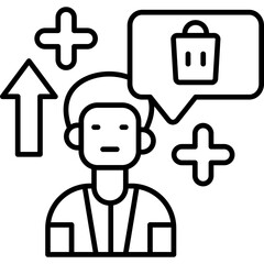 Thinking Icon Vector Element