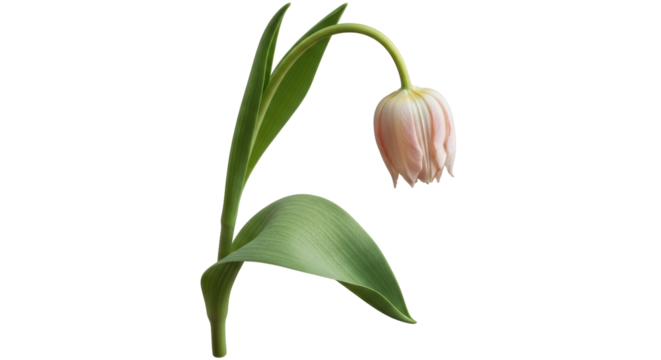 Isolated Wilted Tulip