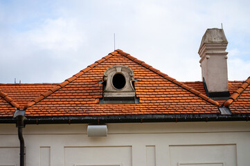 Bratislava Castle is massive rectangular building with four corner towers stands on an isolated rocky hill of the Little Carpathians in Bratislava