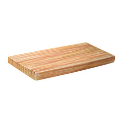 Watercolor illustration of a quarterly wooden cutting board, handed manually on a white background. Suitable for postcards, stickers, scrapbooking, agricultural and culinary design projects