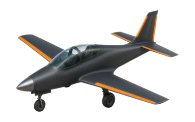 Lightweight attack aircraft with a single engine and bubble canopy
