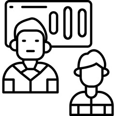 Meeting Icon Vector Element