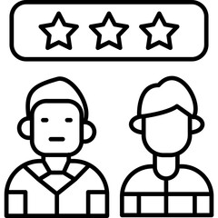 Rating Icon Vector Element