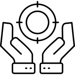 Target Icon Vector Element