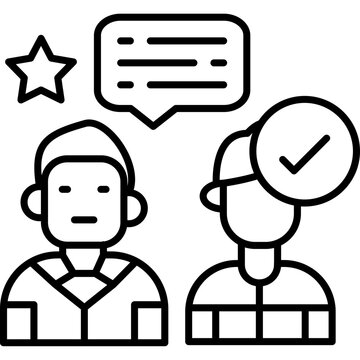 Talking Icon Vector Element