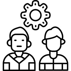 Teamwork Icon Vector Element