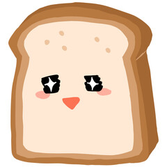 Cute white bread