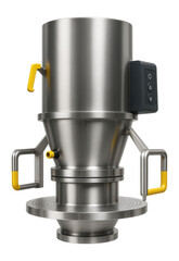 Fluid bed agglomerator with an air distribution plate for drying and agglomerating fine particles in a pharmaceutical plant