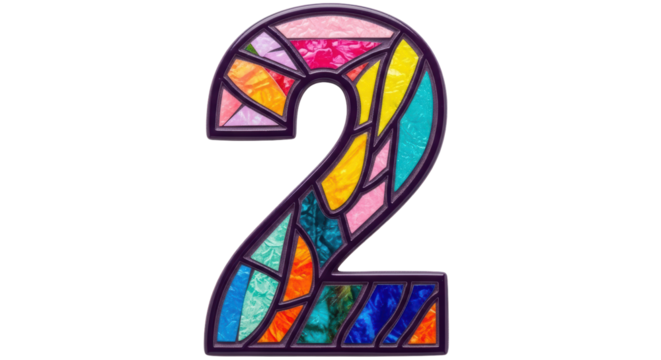 Isolated Stained Glass Number Two