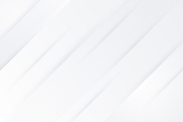 Obraz premium Clean white abstract background with thin diagonal lines