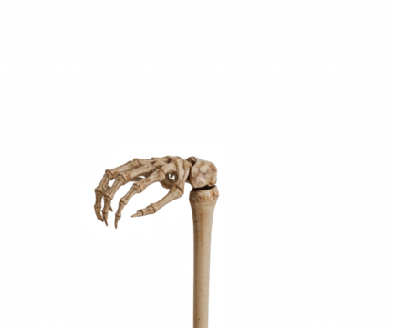 Detailed Skeleton Arm, A Symbolic Representation of Mortality, Anatomy, and the Ephemeral Nature of Existence