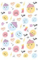 set of cartoon faces