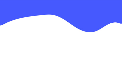 Separator, header, modern wave divider shape vector illustration