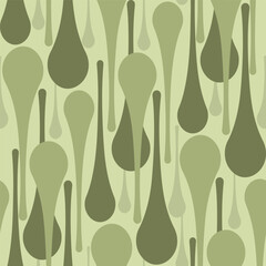 raindrop shape green
