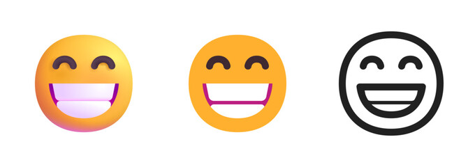 Grinning Face with Smiling Eyes Emoji
