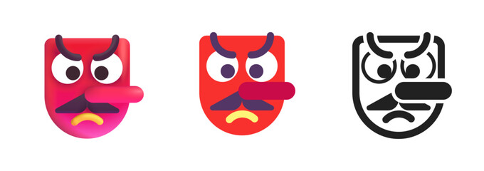 Tengu Mask Icon
