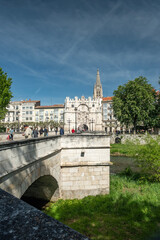 Arco de Santa María in Burgos, Spain, is one of the twelve gates the city had during the Middle...