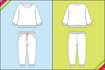 KIDS SWEATSHIRT JOGGER PYJAMA SET