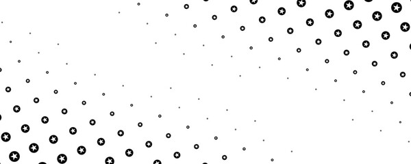 Black spirograph on white for pattern and background. modern. eps10