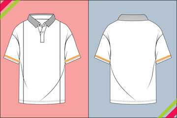 STYLISH SOLID POLO TEE