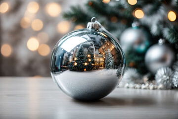Luxurious Realistic christmas ball ornaments collection