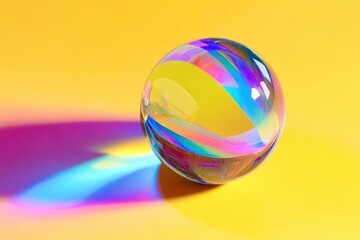 colored glass sphere