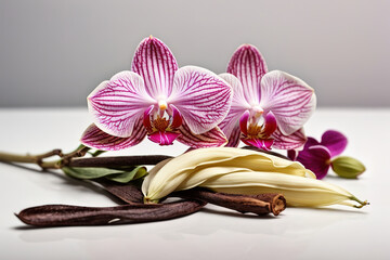 Attractive Close-up of blooming lilies