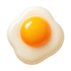PNG Realistic fried egg illustration.
