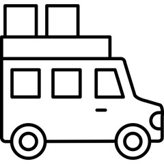 Van Icon Vector Element