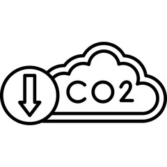 Emission Icon Vector Element
