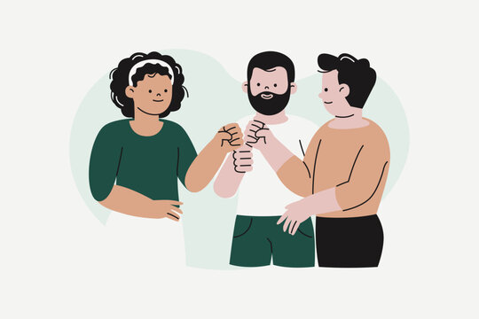 Diverse Business Team Reaching Agreement Through Conflict Resolution