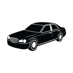 coupe style sedan   clean vector