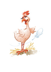 Illustration for the fairy tale by Hans Christian Andersen: It Is True