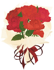 장미 꽃다발 (rose bouquet)