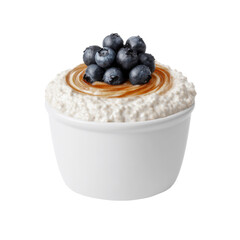 Cottage Cheese Cup with Blueberries and Honey
