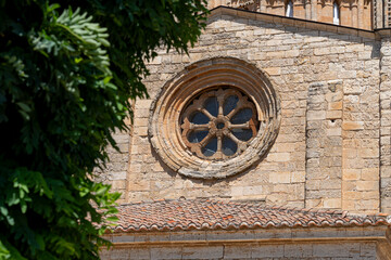 Exploring the historic architecture of Toro in Zamora, Castilla y Leon on a sunny day