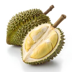 Obraz premium D24 Durian – Creamy Yellow Fruit Radiates Bold Tropical Luxury