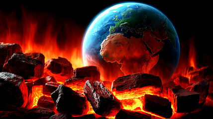 Earth Burns in Blazing Heat, High Temperatures Ignite Environmental Awareness