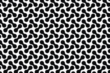 Abstract point metaball dot pattern background vector illustration. Geometric bubble shape texture. 