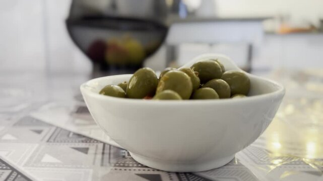 comida picoteo aceitunas