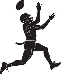 American Helmet football player,  sporty vector