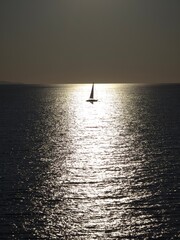 Sailing under a full moon