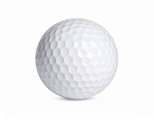 golf ball, photo object in white isolated background